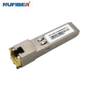 China Cisco Comaptible 100m RJ45 1000Mbps Copper SFP Module wholesale