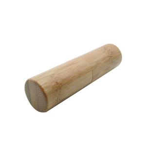 China Natural Wooden Empty Bamboo Custom Lipstick Tubes Cosmetic Packaging wholesale
