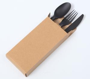 China Disposable Biodegradable Cutlery Kits , Compostable Cutlery Kit For Restaurant wholesale