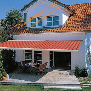 China Motorized Remote Control Double Arms Retractable Cassette Awning wholesale