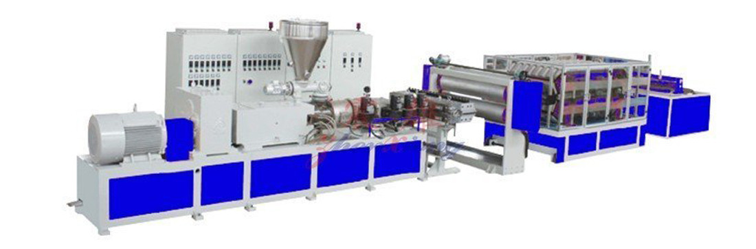 38CrMoAlA Synthetic Resin Plastic Tile Extrusion Line Plastic Board Extrusion