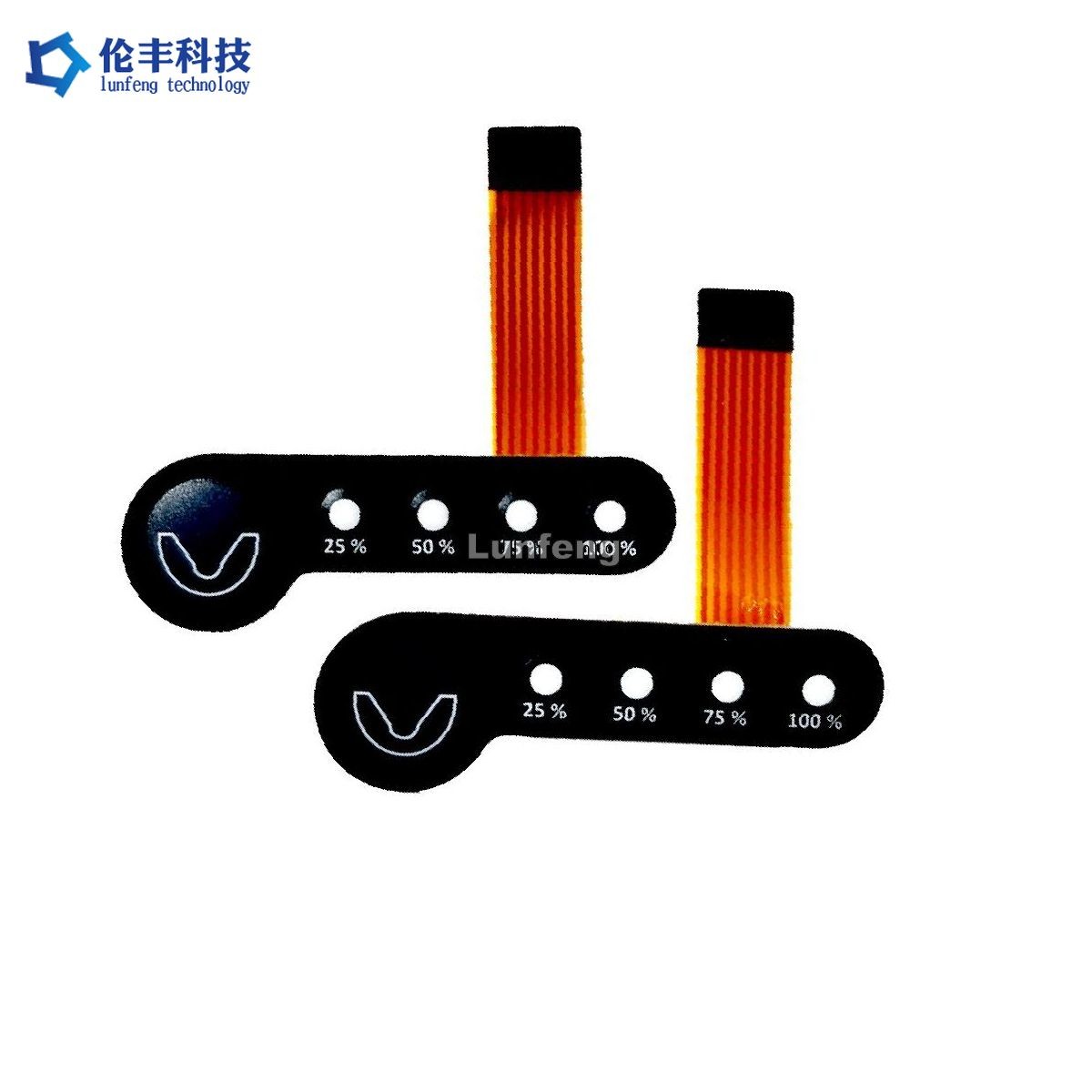 Fpc Circuit Led Membrane Switch , Matte Surface Membrane Switch Keypad