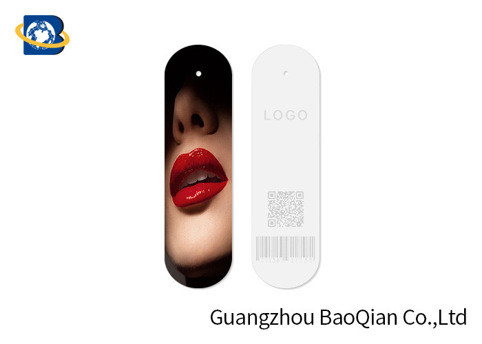 Real 3D Custom Laminated Bookmarks Nontoxic PET Material Two Size CMYK Printing