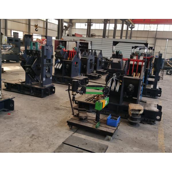 Single Blade Cutting Mode CNC Drilling And Cutting Machine Line 80m/Min Feeding Speed Of Angle