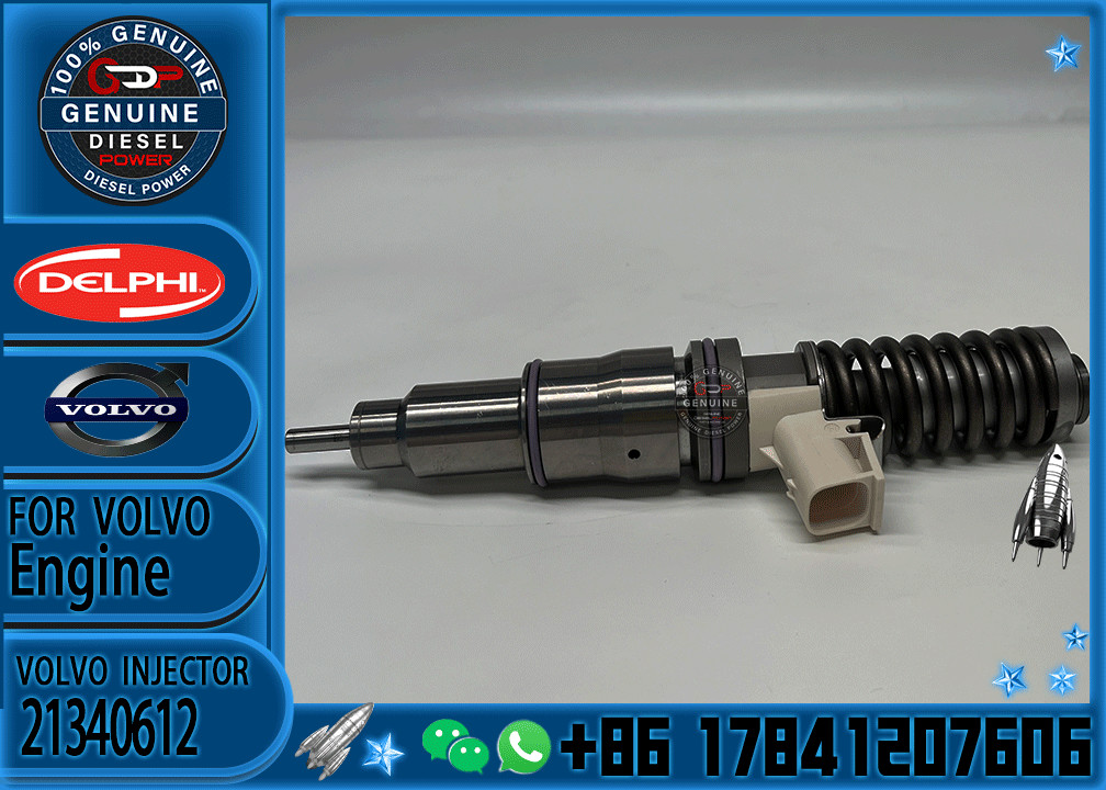 D13 Diesel Engine Fuel Injector 22938007 BEBE4D24002 21340612