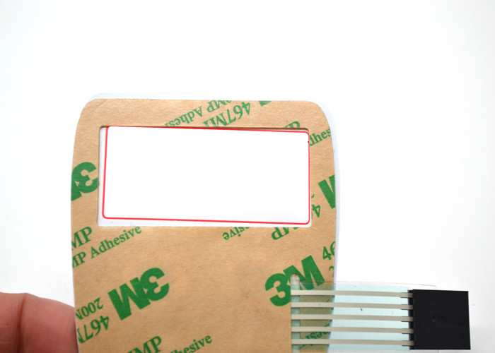 Embossing Keys Membrane Touch Switch With 4 Metal Dome ISO9001 Certification
