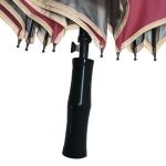 Silver Coating Large Size Promotional Golf Umbrellas Red Color Metal Tips