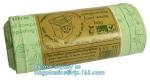 100% biodegradable compostable self adhesive plastic bags, 100%certified