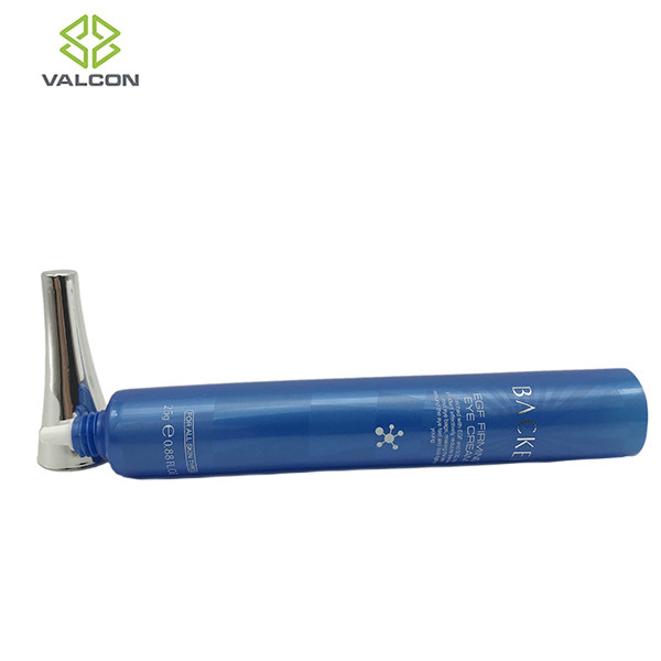 Blue Empty Cosmetic Tubes Needle Nose For Eye Cream UV Horn Hood Cap