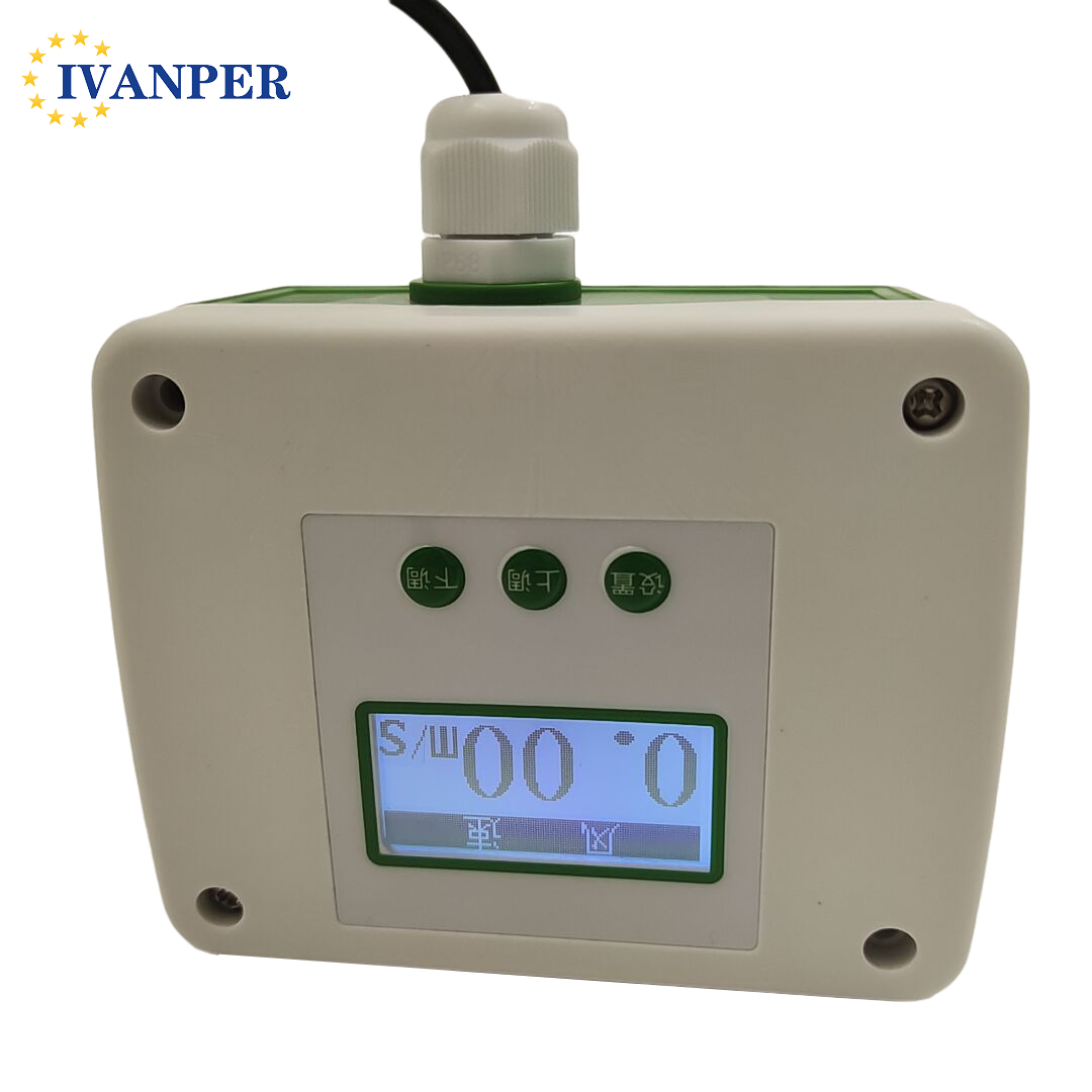Surface Air Transducer Wind Speed Sensor Transmitter 0-10V 4-20mA for Fume Hoods Cabinet