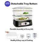 25L Electric Rice Cooker With Steamer Cooker Electric Food Steamers