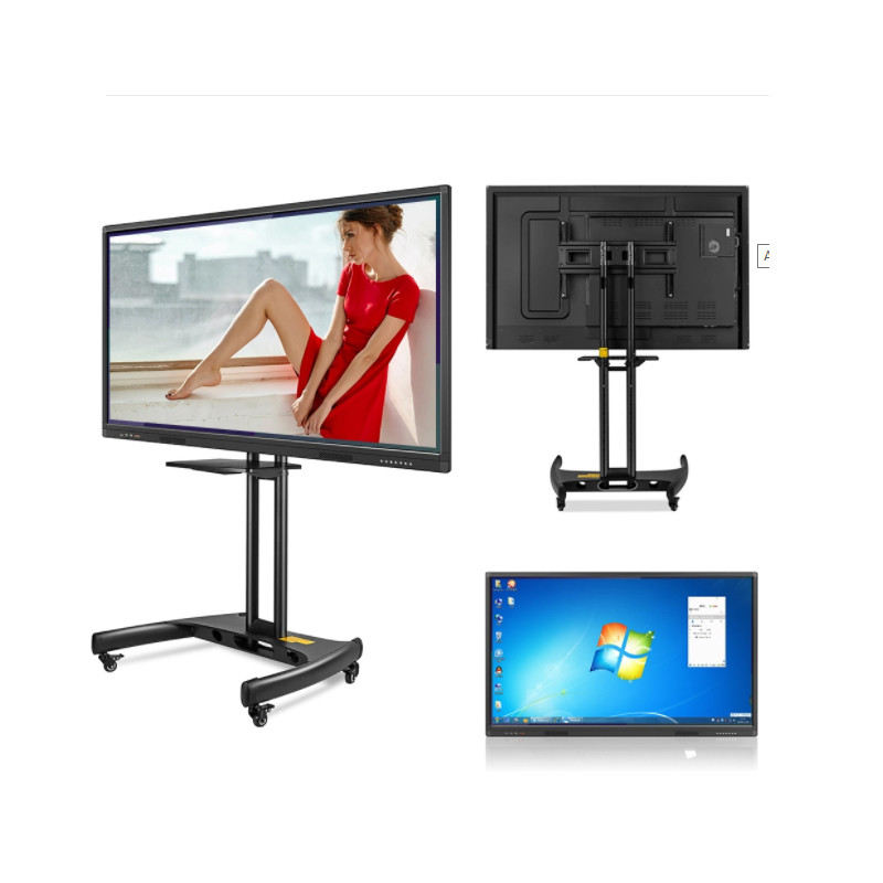 55 Inch Multi Interactive Flat Panel Display Touch Screen Digital Whiteboard For Office