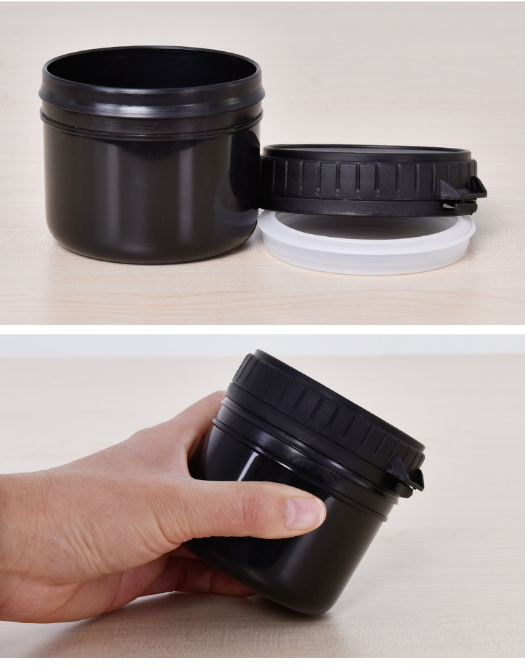 Collar Material HDPE 200ml Plastic Food Grade Storage Boxes Customized Printing