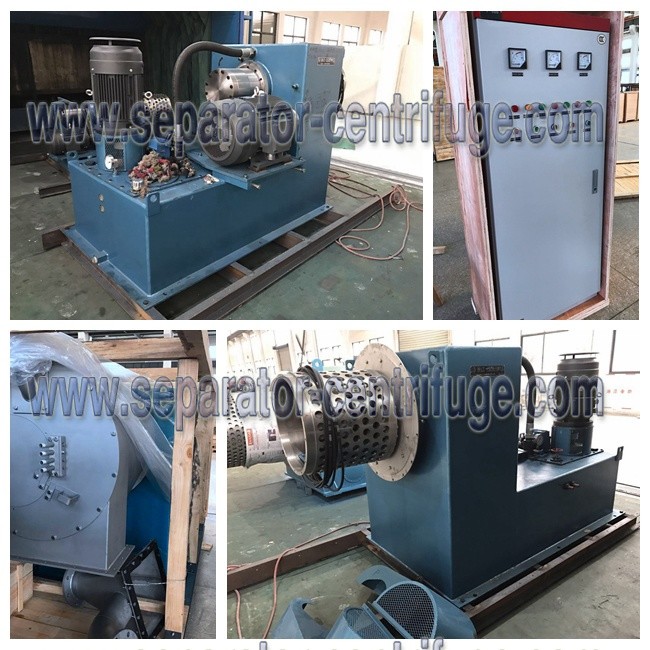 Model PP-100 Continuous Chemical Centrifuge Two Stage Pusher Centrifuge For Fumaric Acid