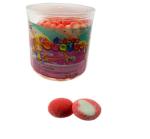 Bicolored Soft Chewing Gummy Confectionery Granulated Sugar Coated Fruit Flavor