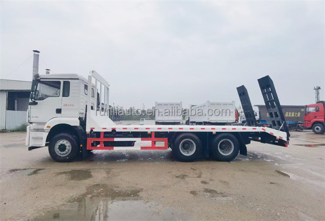 Good Price 3 Axles 4 Axles Low Bed Semi Trailers 40 Feet Flatbed Semi-trailer Low Loader Flat Bed Truck Trailer for Sale