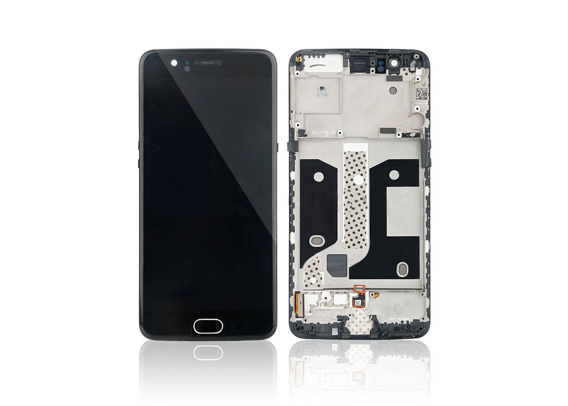 Small TFT Oneplus 5 Lcd Screen Touch Screen Digitizer Assembly With Front Housing