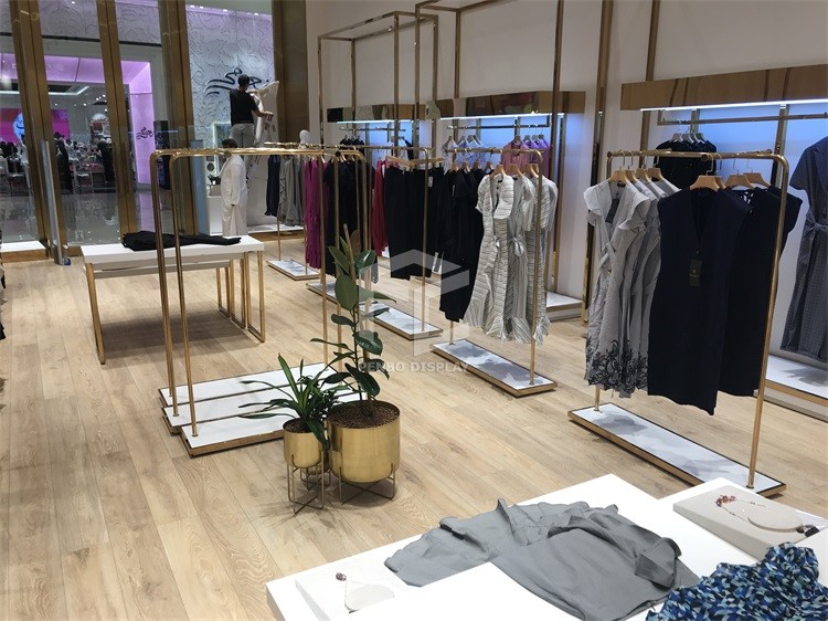 High End Clothing Shop Display Furniture MDF 20mm Thick