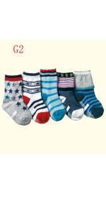 China Latest design knitted AZO-free terry cotton boys socks wholesale