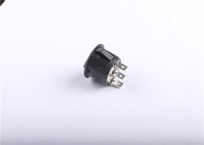 2 Position 2 Pin Rocker Switch , Waterproof On Off Switch 12A 250VAC With Red Cable