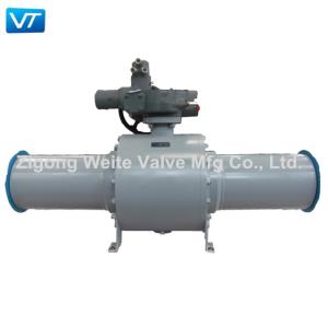 China DN15-DN1200 Electric Motorized Ball Valve Fully Welded For Natural Gas wholesale
