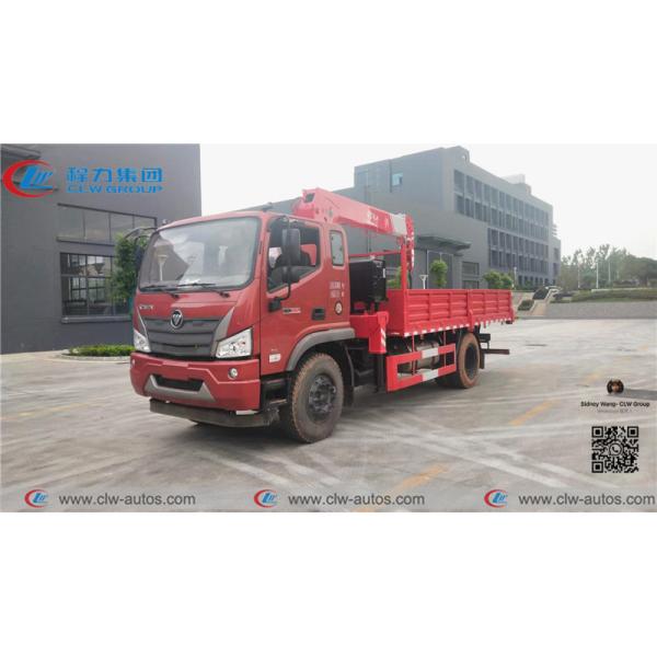 6.3T 8T Foton Rowor 4x2 LHD Truck Mounted Telescopic Crane