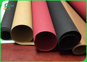 China Waterproof Washable Kraft Paper Fabric 0.55mm / 0.7mm Thickness For Bags wholesale