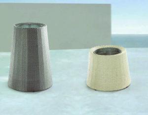 China outdoor furniture wicker flower pot-3006 wholesale