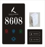 MUR Acrylic Hotel Room Name Plate 220V Hotel Doorplate Switch
