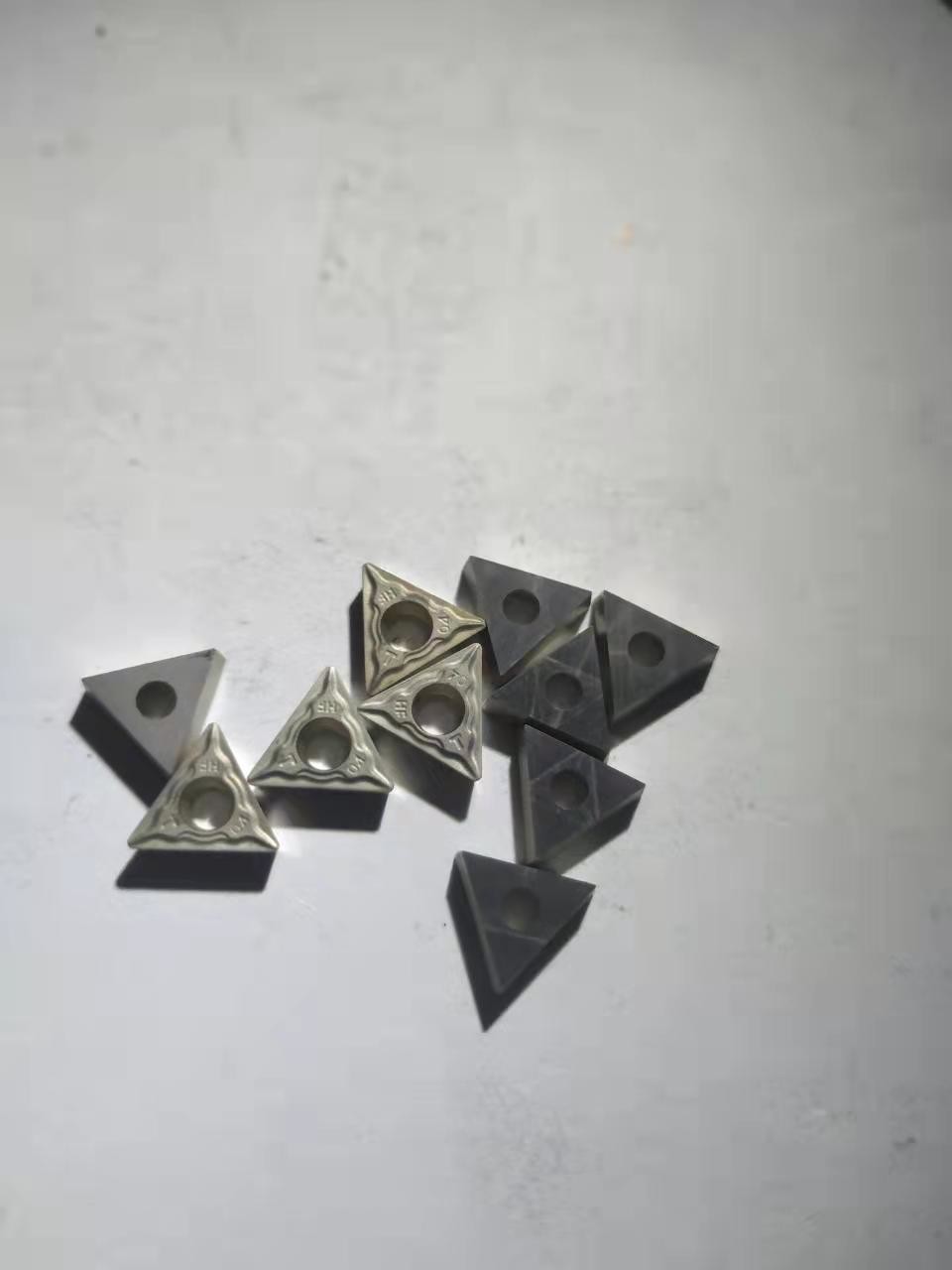 TCMT090204-HF yellow CNC Carbide Inserts Tool triangle K05 - K15
