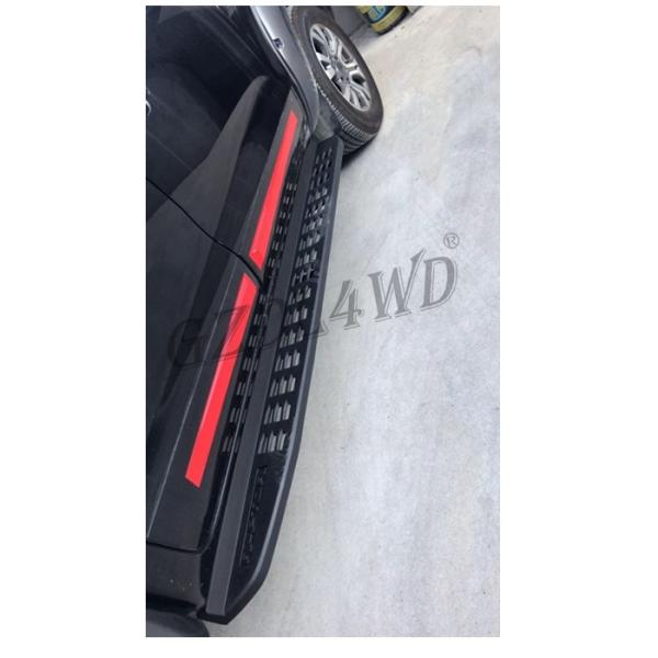 Steel Black Running Board Side Steps 4x4 Body Kits For Ranger T6 T7 2012 +