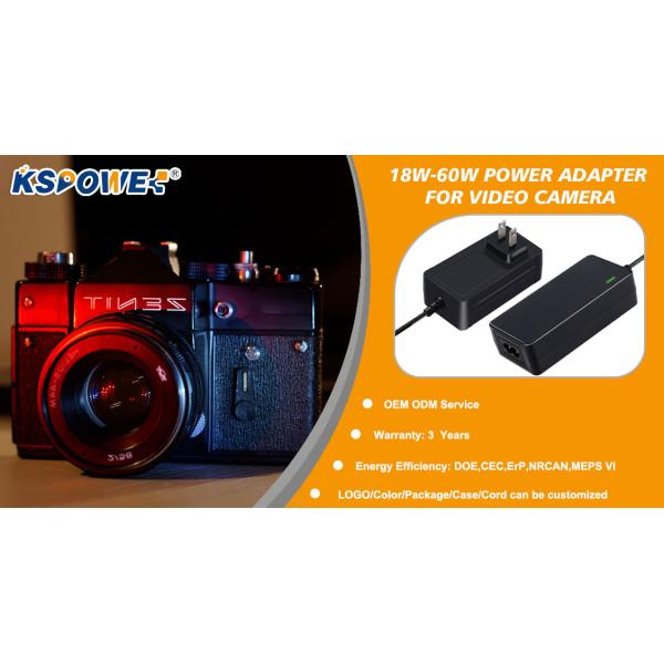 12V 15V Single Phase Wall Power Adapter Video Security Cameras Switching Power Adapter