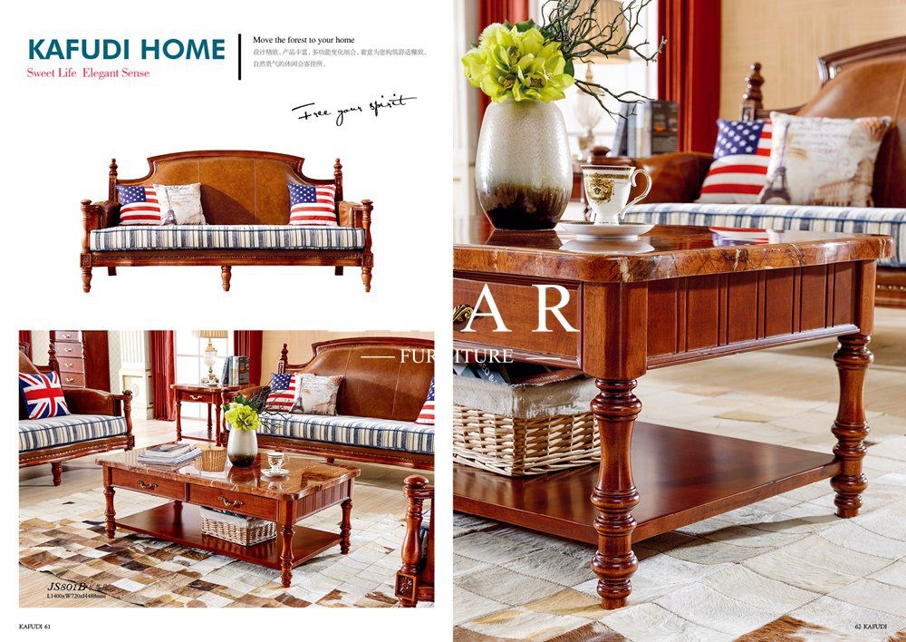 American Style Antique Living Room Furniture Sofa Sets