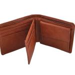 ROHS RFID Credit Card Holder Wallet , 11.5x9.5CM BM Personalized Mens Leather