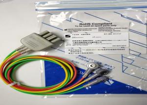 China NIHON KOHDEN Medical Equipment Spare Parts cable BR-913P Snap On Type K910A wholesale