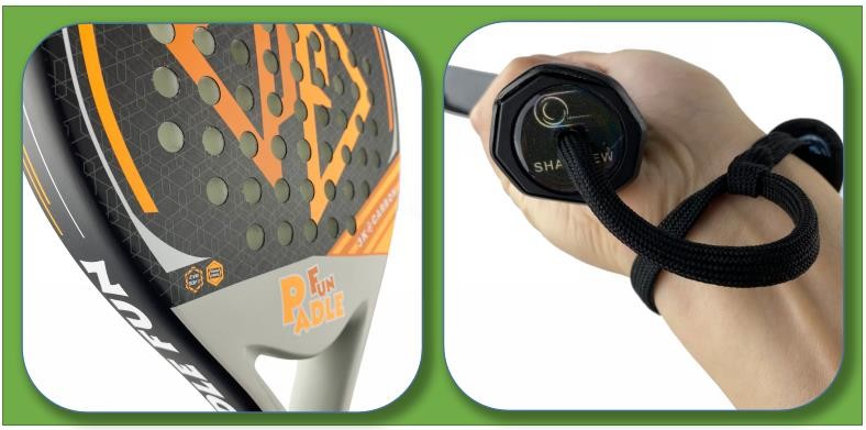 Sports Toy Pelotas Racket Padel Carbon 3k 258mm Width
