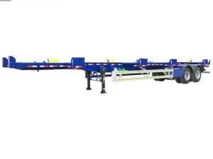 China Suspension Container Chassis 40ft 2500mm Chassis Semi Trailer wholesale