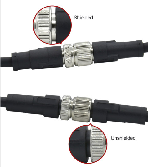 Flexible 3 Pins M12 Power M12 Wire Connectors Cable Male Female Outdoor Watertight Sensor