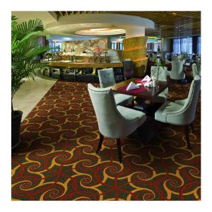China Hotel Lobby Carpet Decor Woven Axminster Carpet Fire Retardant wholesale