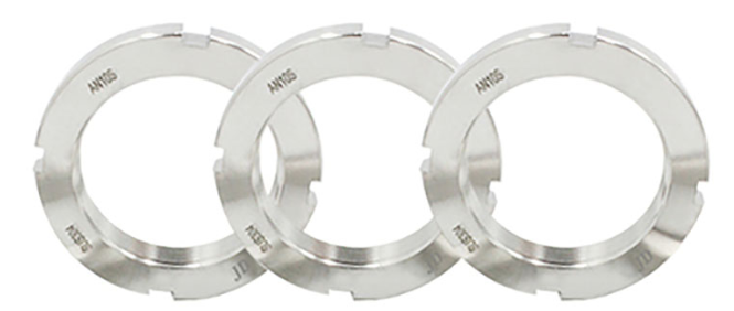 Stainless Steel M5M6M8 DIN981 Round Nut Locknuts Slotted Round Nuts
