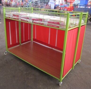Retail Supermarket Promotion Retail Display Shelving Units / Grocery Store