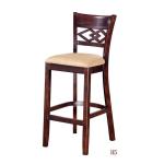 Breakfast Wooden Bar Stools With Backs Wood Counter Height Chairs 41x46x116cm