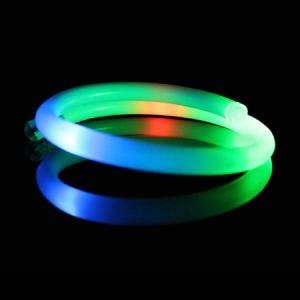 China Multi-Color Toggle Switch LED Tube Bracelet For Concert, Carnivals, Sporting Events, Party, Night Club on sale