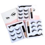 Silk Magnetic Eyeliner False Lashes , 20mm No Glue False Eyelashes
