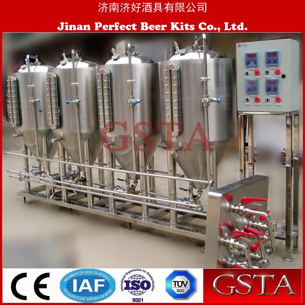 Professional Turnkey Copper Beer Brewing Equipment with Mash Tank and Lauter Tank