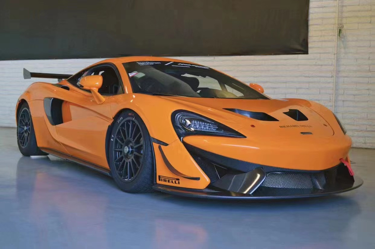For McLaren 540C 570S Body Kit 540C 570S Upgraded GT4 Style Front Bumper Spoiler Side Skirt 540C 570S Body Kit