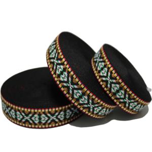 China Custom Brand Logo Ethnic Style Jacquard Ribbon Strap wholesale