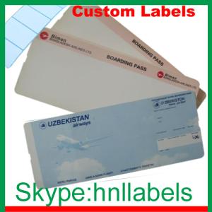 China Thermal Boarding Passes for Airlines Boarding Tickets wholesale