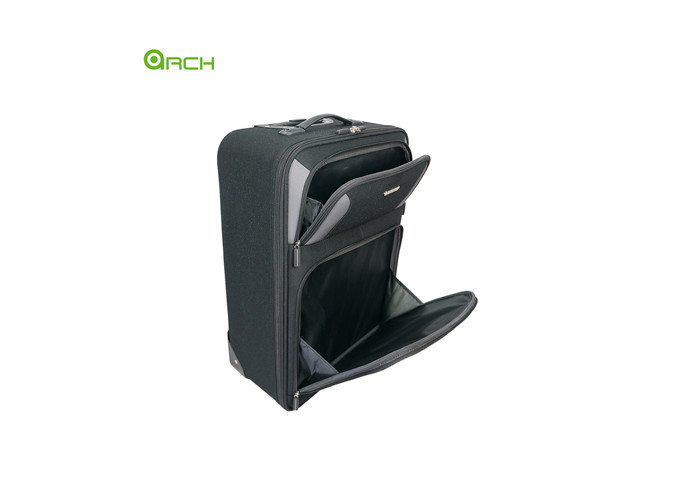 600D Polyester Trolley Travel Luggage Bag With In Line Wheels