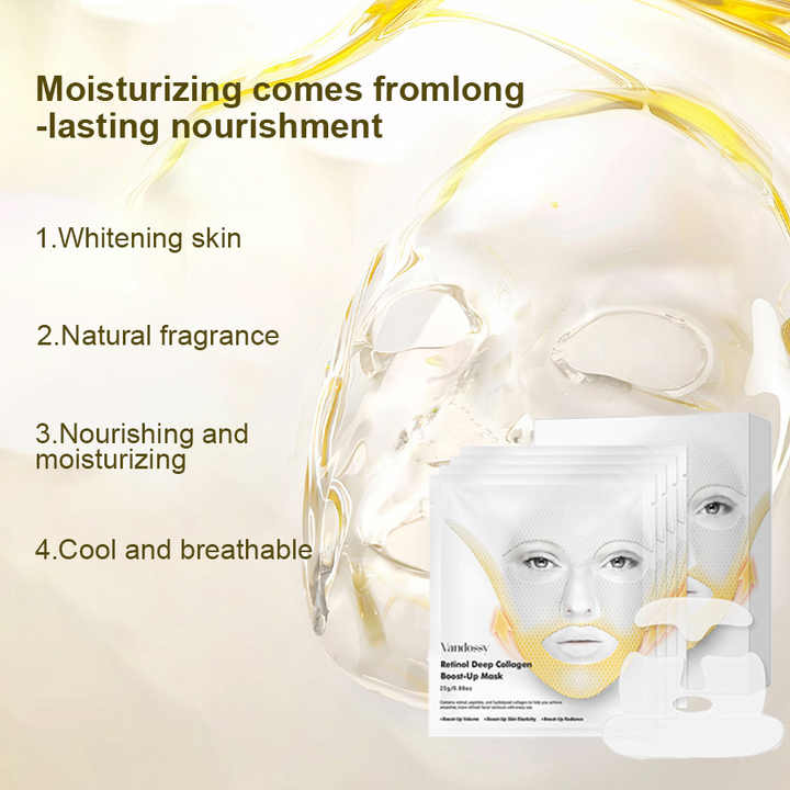 Retinol & Collagen Anti-Aging Facemask Skin Tightening & Deep Hydration Anti-Wrinkle Sheet Mask